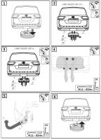 Фаркоп 3004-A Oris на Toyota Land Cruiser 300 2021-, Lexus LX 2022- без подрезки бампера. Тип шара: A. Нагрузки: 2250/100 кг, масса фаркопа 10,6 кг (без электрики в комплекте) от магазина ФаркопРос